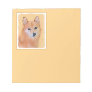Bloc-note Peinture finlandaise Spitz - Jote Original Chien A