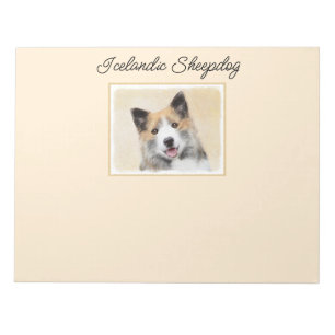 Bloc-note Peinture islandaise pour chien de mer - Art origin