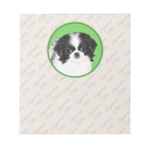 Bloc-note Peinture japonaise de chiot - Art original de chie