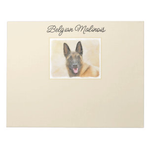 Bloc-note Peinture Malinoise belge - Cute Original Chien Art