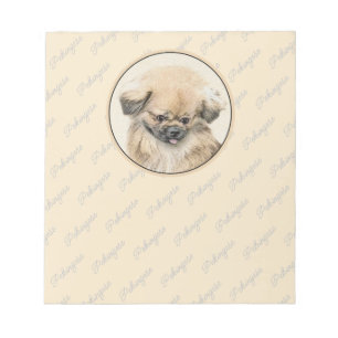 Bloc-note Peinture Pekingese - Cute Original Chien Art
