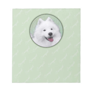 Bloc-note Peinture Samoyed - Cute Original Chien Art