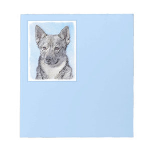 Bloc-note Peinture Suédoise Vallhund - Cute Original Chien A