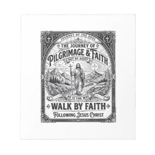 Bloc-note Pèlerinage de Jésus Chemin Saint Voyage