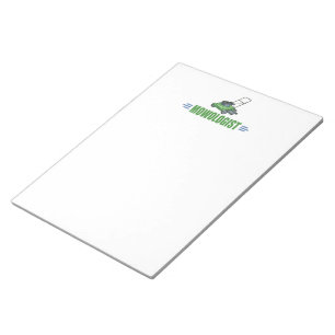 Bloc-note Pelouses de fauchage d'herbe de soin de pelouse