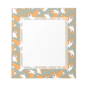 Bloc-note Pembroke Welsh Corgi Motif