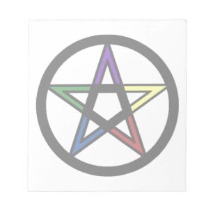 Bloc-note Pentacle élémentaire