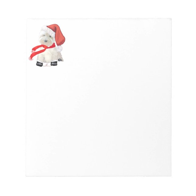 Bloc-note Père Noël en bottes (Devant)