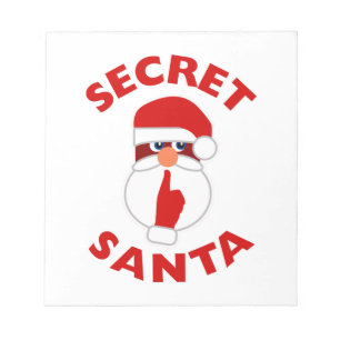 Bloc-note Père Noël secret