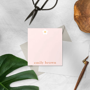 Bloc-note Personalized Notepad Retro Daisy Custom Notepad
