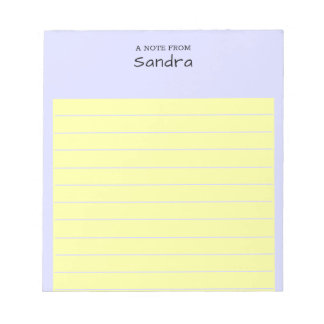 Bloc-note Personnalisé Moderne Simple Pastel Coloré Linné