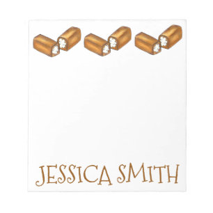 Bloc-note Personnalisé Twinkie Junk Food Foody Snack Cakes