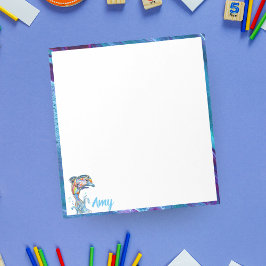 Bloc-note Personnaliser le saut de dauphin au crayon couleur