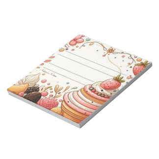 Bloc-note Personnalisez Baker's Pastel Desserts
