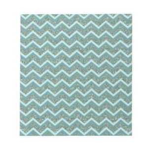 Bloc-note Personnalisez cette Parties scintillant Turquoise 