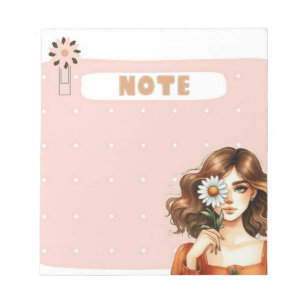 Bloc-note Pétale & Polka : collection de notes de souris Whi