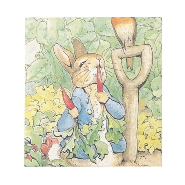Bloc-note Peter Rabbit Dans Le Jardin - Beatrix Potter (Devant)