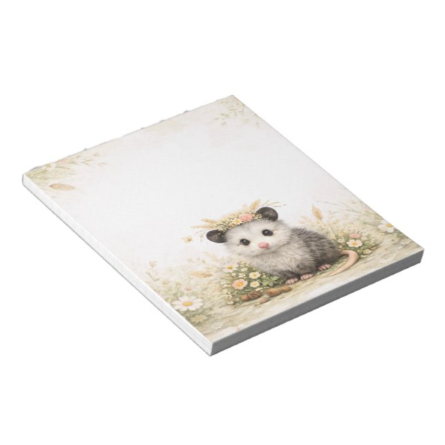 Bloc-note Petit ami de la forêt opossum (Incliné)