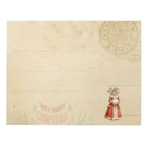 Bloc-note Petit Caroleur victorien Noël personnalisé