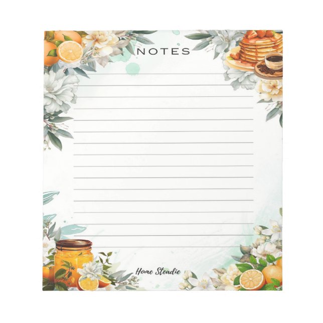 Bloc-note Petit-déjeuner en Bed Notepad (Devant)
