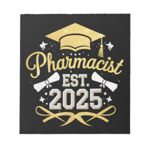 Bloc-note Pharmacien Est 2025 Diplôme en Pharmacie