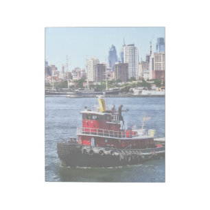 Bloc-note Philadelphia PA - Tugboat par Philadelphia Skyline