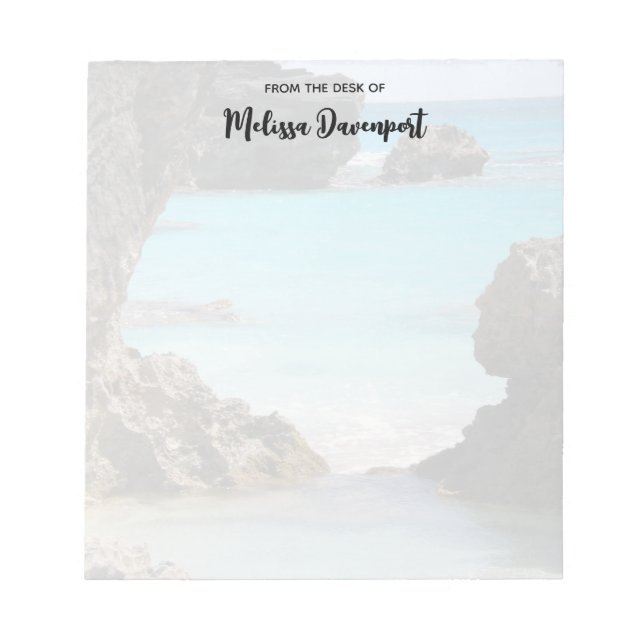 Bloc-note Photo de Tropical Island Coast & Sea (Devant)