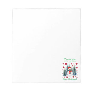 Bloc-note Photo drôle visage Joyeux Noël