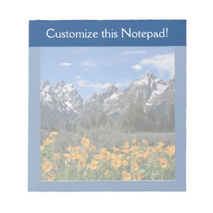 Bloc-note Photo Grand Teton Springtime Souvenir