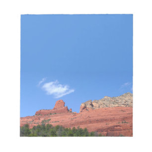 Bloc-note Photographie de Steamboat Rock à Sedona Arizona