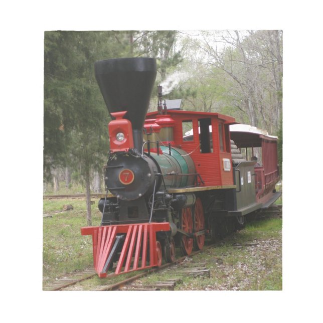 Bloc-note Photos des trains de locomotives (Devant)