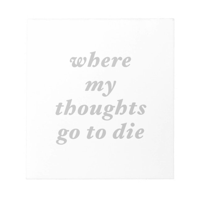 Bloc-note Phrase drôle (Devant)