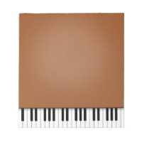 Piano Keyboard Fun Brown 5.5x6 Music