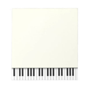 Bloc-note Piano Keyboard Fun Ivory 5.5x6