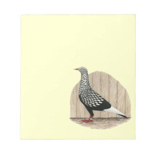Bloc-note Pigeon volant de vol de larve