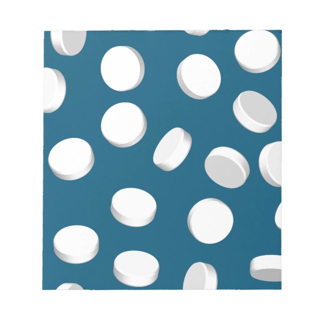 Bloc-note pilules bleues (Devant)