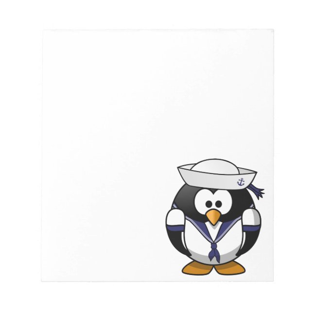 Bloc-note Pingouin marin (Devant)