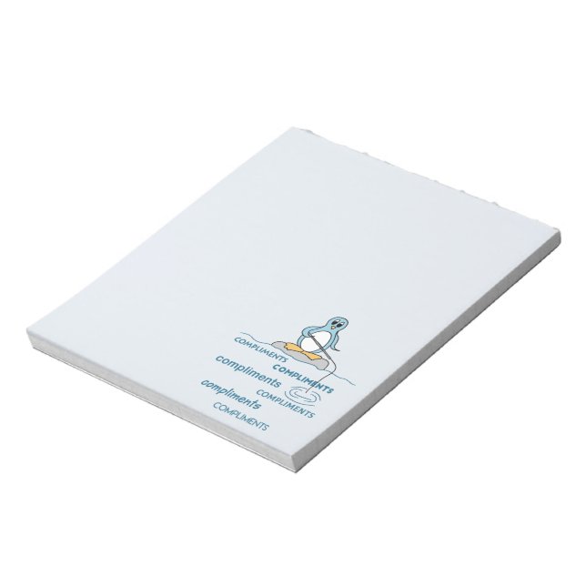 Bloc-note Pingouin Pêche pour compléments Métaphore (Tourné)