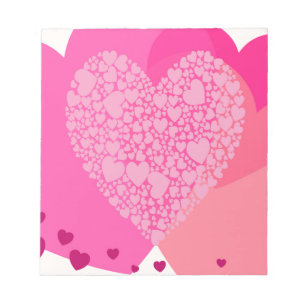 Bloc-note Pink Hearts