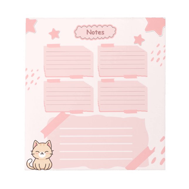 Bloc-note Pink Notepad  (Devant)