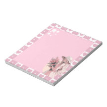Pink Simple mignon Anime Boho Notepad