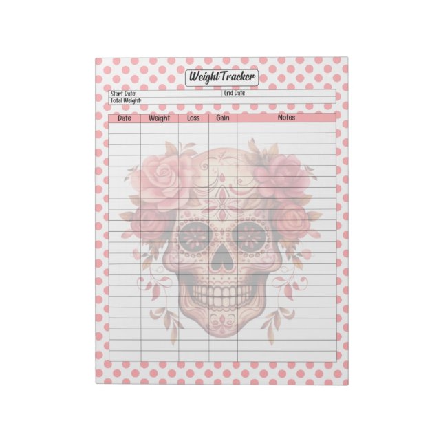 Bloc-note Pink Sugar Skull Tracker (Tourné)