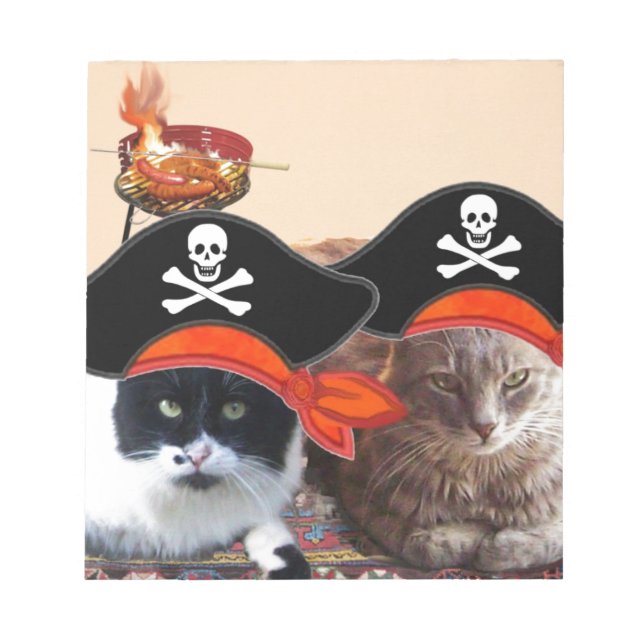 Bloc-note PIRATE CATS, Parlez comme un jour de pirates (Devant)