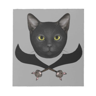 Bloc-note Pirate Drapeau Chat