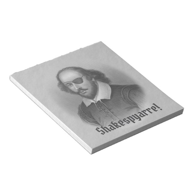 Bloc-note Pirate Shakespeare - (Incliné)