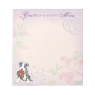 Bloc-note Pit Bull Heart Maman