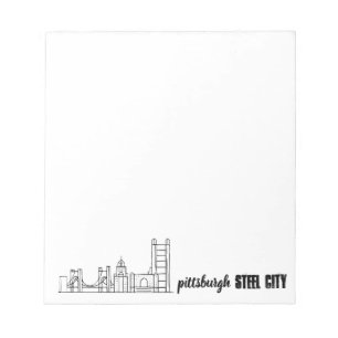 Bloc-note Pittsburgh Skyline