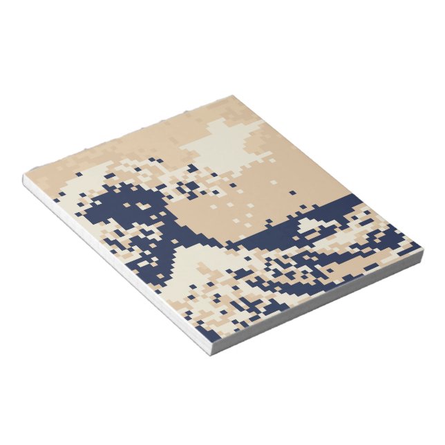 Bloc-note Pixel Tsunami 8 bits Pixel Art (Incliné)