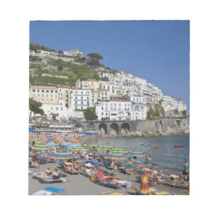 Bloc-note Plage à Amalfi, Campanie, Italie