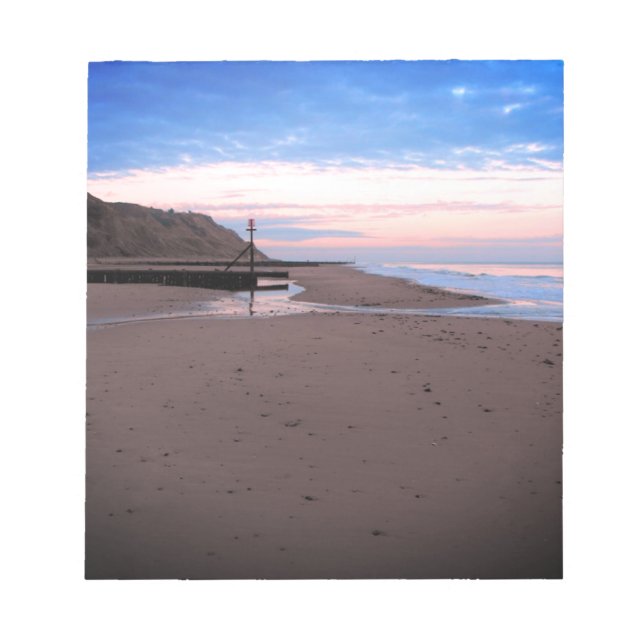 Bloc-note Plage à Mundesley, Norfolk (Devant)